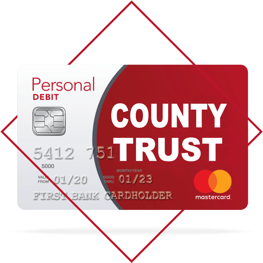 Crawfield Credit Union personal debit card.